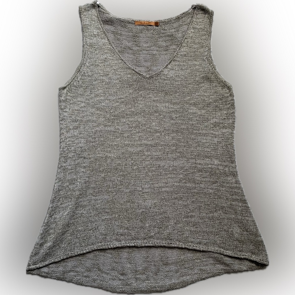 BELLDINI sleeveless tan or beige Sweater vest relaxed fit, XL